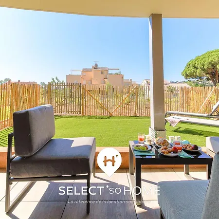 アパート Select'sohome - Pour 4 Personnes A Quelques Pas De La De Saint-clair - 3 Etoiles - Parking Souterrain Prive, Jardin Et Terrasse - 180sud-b02 *