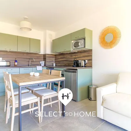 Appartement Select'sohome - T2 Pour 4 Personnes En Résidence Neuve - Parking Privé Et Piscine - 180sud-b02 *